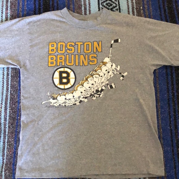 Peanuts Other - Vintage Snoopy Boston Bruins Mens Tee Shirt